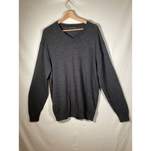 Hart Schaffner Marx Merino Wool V-Neck Men’s Sweater 2XT - Picture 1 of 4